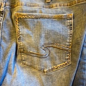 Silver Womens Boot Cut Jeans 18W